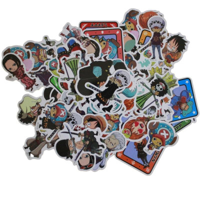 Bộ 40 Sticker Chibi One Piece - TEENBOX