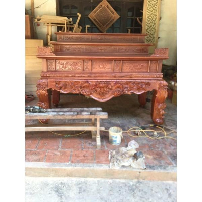 sập thờ gỗ mít chân 22cm hàng đẹp xịn