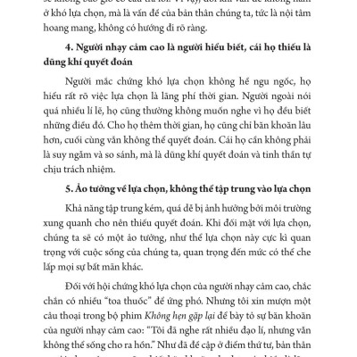 Nhạy Cảm - Tư Chất Trời Ban Không Nên Lãng Phí