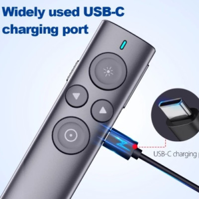 Bút trình chiếu NORWii kĩ thuật số N95S PRO LASER đỏ đầu nhận tích hợp thẻ nhớ 256MB dành cho màn hình LED và màn chiếu , hàng chính hãng