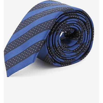 Cà Vạt Nam Titishop CA7 (140 x 5.5 cm) - Xanh Đen