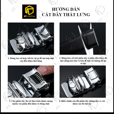 Thắt lưng da bò Anh Tho Leather M4T4-02