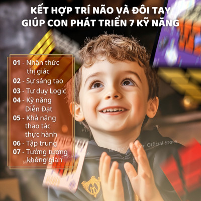 Đồ chơi ảo thuật Mideer Conundrum Cube Magic,đồ chơi trí tuệ cho bé 6,7,8,9,10 tuổi