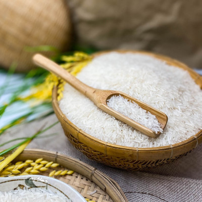 Gạo ST25 Hoa Lúa túi 5kg - Dẻo nhiều, mềm cơm, hương thơm đặc trưng