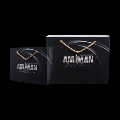 Túi Quà Tặng AM-MAN Màu Đen Sang Trọng