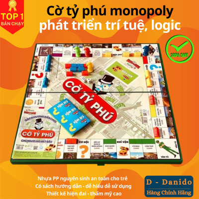 Cờ Tỉ Phú Monopoly Vui Nhộn Cao Cấp, An Toàn – Hàng Chính Hãng