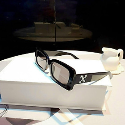 Kính râm, Kính mát Nam Mắt vuông nhỏ basic đen