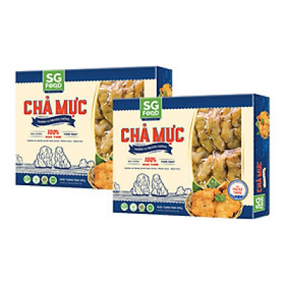 Combo 2 Chả mực hương vị truyền thống SG Food Hộp 250g