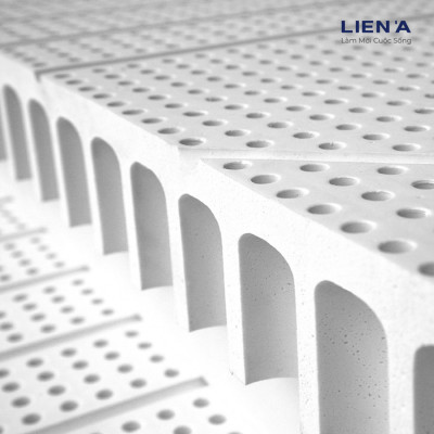 Nệm Cao Su Liên Á Ladome Grey Cao 10cm - Giường Đơn - Cao Su Thiên Nhiên 100%