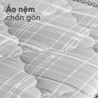 Nệm bông ép gấp 3 Everon Ceramic- Lớp chần gòn êm ái-Bảo hành 5 năm - Màu ngẫu nhiên.
