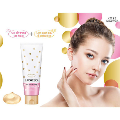 Gel Tẩy Trang Nóng Làm Sạch Và Dưỡng Ẩm Da Kose Softymo Lachesca Hot Gel Cleansing (200 G)