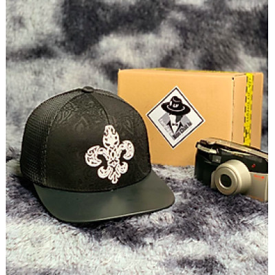 Nón hiphop, mũ snapback Ông địa lá bài phối vải kaki form chuẩn thời trang cao cấp