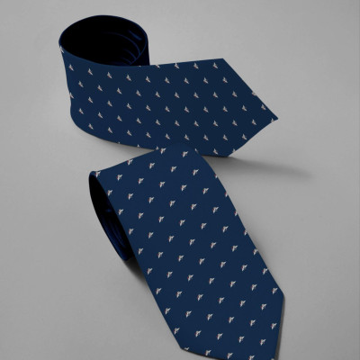 Cà Vạt Tơ Tằm Thiết Kế Hạc 08x150cm