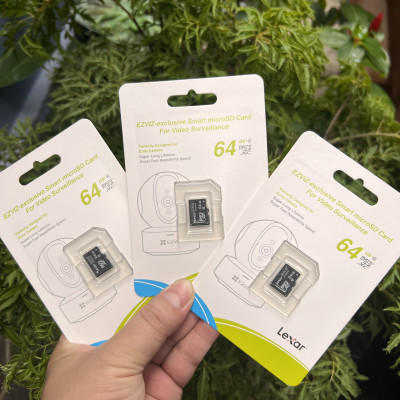 Thẻ nhớ EZVIZ 64Gb chuyên dùng cho camera , chuẩn Class 10 Tốc Độ Cao - Hàng Chính Hãng