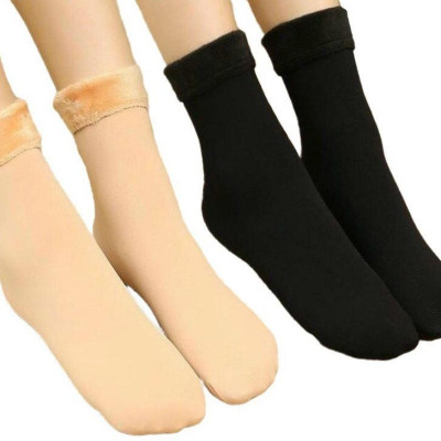 Tất da lót lông mùa đông siêu ấm chân