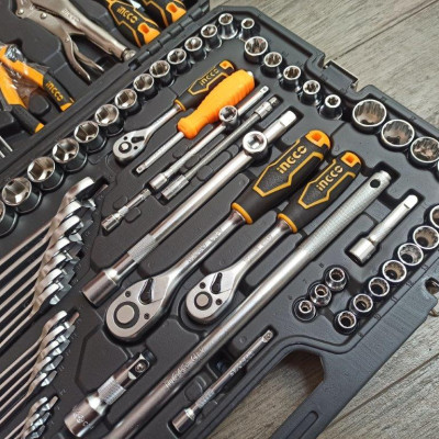 BỘ 142 MÓN CÔNG CỤ KẾT HỢP INGCO HKTHP21421 - HÀNG CHÍNH HÃNG