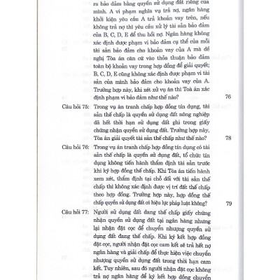 100 câu hỏi giải quyết tranh chấp về đất đai tại Tòa án