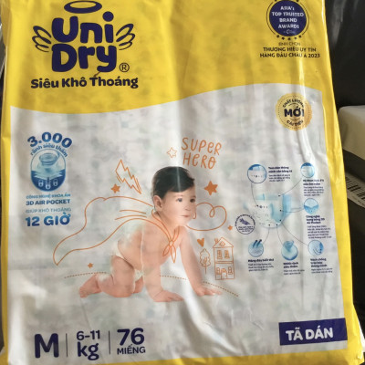 Tã dán Unidry M76 Cho Bé Từ 6-11kg - Date luôn mới