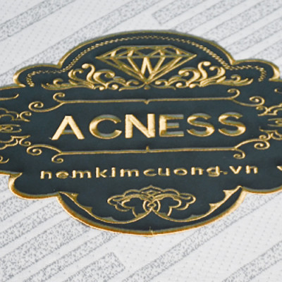 Nệm bông ép Kim Cương Acness 180x200x9cm (Màu ngẫu nhiên)