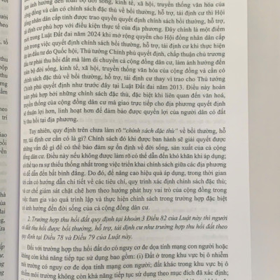 Bình luận khoa học Luật Đất đai năm 2024