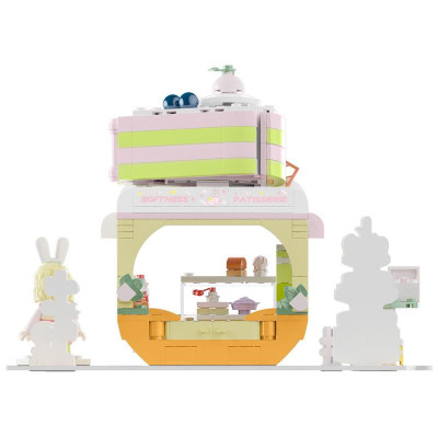 Đồ Chơi Lắp Ráp Mô Hình Cửa Hàng Bánh Sunny Puffy Softness Patisserie- Jaki JK2122 (283 Mảnh Ghép)