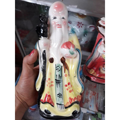 bộ tượng phật 3 ông tam đa bằng sứ bát tràng cao cấp - bộ to size 26cm