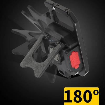 Móc Khóa Đèn Pin Đa Chức Năng Có Chống Nước Tặng Kèm Cáp Sạc - Hàng chính hãng