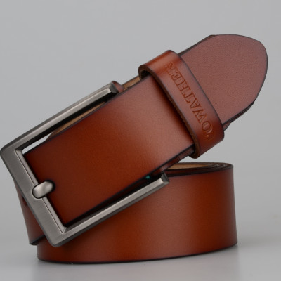 Thắt Lưng Da Bò Chính hãng COWATHER CF001 Nâu