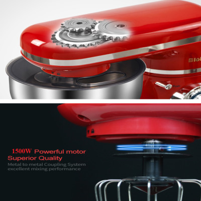Máy trộn bột và đánh trứng 5 lít thương hiệu cao cấp BioloMix BM785LB - Công suất 1500W - HÀNG NHẬP KHẨU