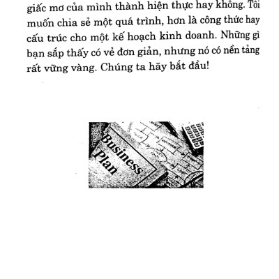 Lập Kế Hoạch Kinh Doanh Trong 1 Giờ