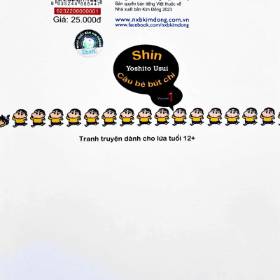Shin - Cậu Bé Bút Chì - Tập 1 (Tái Bản 2023)