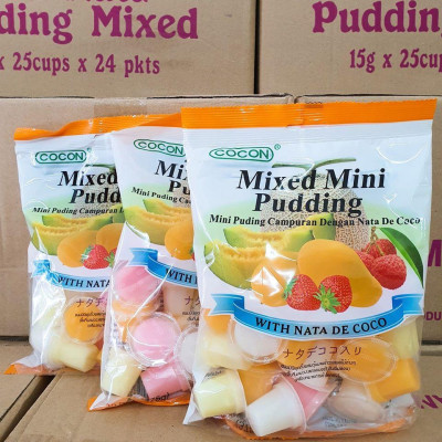 Thạch Rau Câu Cocon Mixed Mini Nata de Coco Pudding 375g
