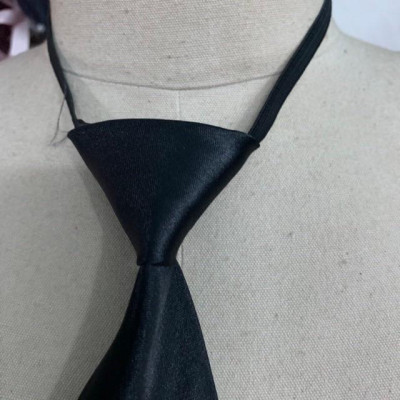 Cà vạt nam nữ bản nhỏ 6cm x36 cm - cà vạt thắt sẵn dây thun Việt nam sản xuất