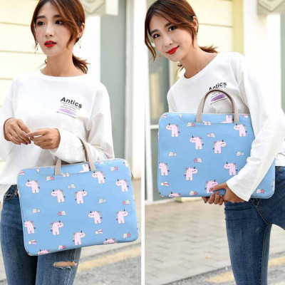 Túi xách chống sốc laptop máy tính xách tay, túi công sở nữ cặp đựng laptop cute dễ thương chống nước