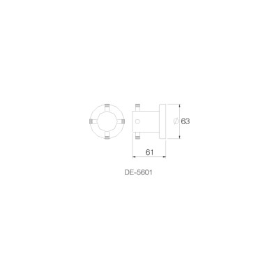 Móc treo DE-5601 - INOX SUS 304