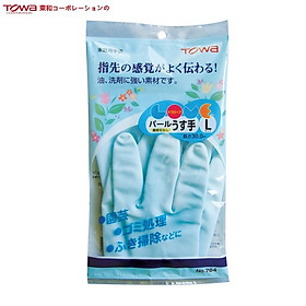Đôi găng tay cao su Nhật Bản Towa 100% cao su tự nhiên cao cấp mềm, dai, bền đẹp & không mùi