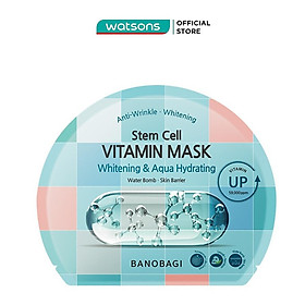 Mặt Nạ Banobagi Stem Cell Mask Cấp Ẩm, Sáng Da Whitening & Aqua Hydrating 30g