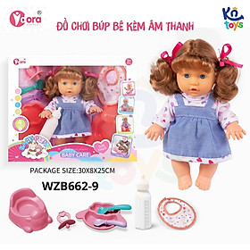Đồ Chơi Búp Bê VDORA Có Âm Thanh Cho Bé Gái từ 3 Tuổi 