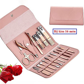 BỘ KỀM CẮT MÓNG TAY TIỆN DỤNG - BỘ KÌM BẤM MÓNG TAY 16 MÓN