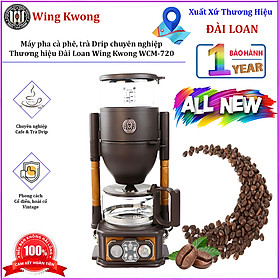 Máy pha cà phê, trà Drip cao cấp - Dòng máy chuyên nghiệp. Thương hiệu Đài Loan Wing Kwong cao cấp WCM-720. HÀNG CHÍNH HÃNG