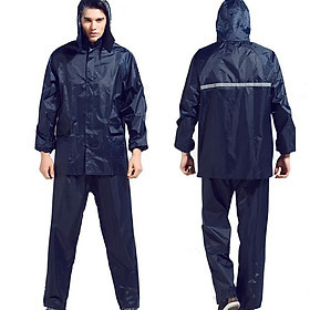 Áo mưa bộ 3XL (65 - 80kg ), vải dù cao cấp , dày , nhỏ gọn , chống thấm nước , phù hợp cho nam và nữ