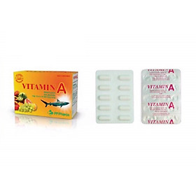 Vitamin A PP Hộp 100 viên - Giảm khô mắt - mỏi mắt - cải thiện thị lực