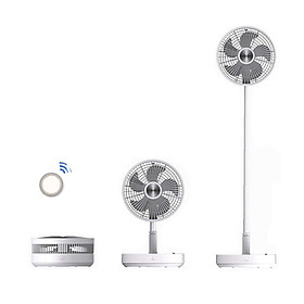 Quạt tích điện gấp gọn thông minh RoHS 10800mAh dùng tới 50h khiển từ xa xuất EU - Hàng chính hãng