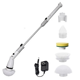 Chổi Điện Không Dây Đa Năng, Pin 4000 mAh Dung Lượng Lớn - Dùng Cọ Rửa Vệ Sinh Nhà Tắm, Nhà Bếp