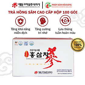 Trà hồng sâm Daedong cao cấp chính hãng Hàn Quốc 3g x 100 gói
