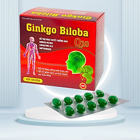 Ginkgo Biloba - bổ sung dưỡng chất cho não (10 vỉ x 10 viên)