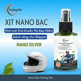 Xịt Khử Mùi Mũ Bảo Hiểm Nano Bạc Hoàng Gia - Dành cho Nam/Shipper Bảo Vệ Da Đầu & Tóc 100ml