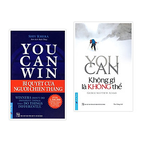 Combo Sách Tư Duy :  You Can - Không Gì Là Không Thể + You Can Win - Bí Quyết Người Chiến Thắng - First News