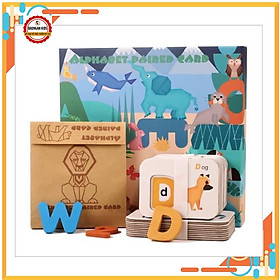 ALPHABET PAIRED CARD - Bộ thẻ bảng chữ cái và số Tiếng Anh