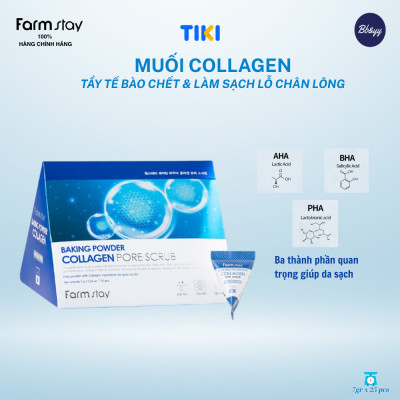 Muối Collagen Tẩy Tế Bào Chết & Làm Sạch Lỗ Chân Lông _ Baking Powder Collagen Pore Scrub